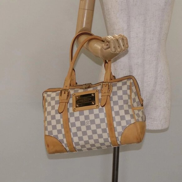 LOUIS VUITTON Damier Azur Berkeley Hand Bag - Picture 14 of 16
